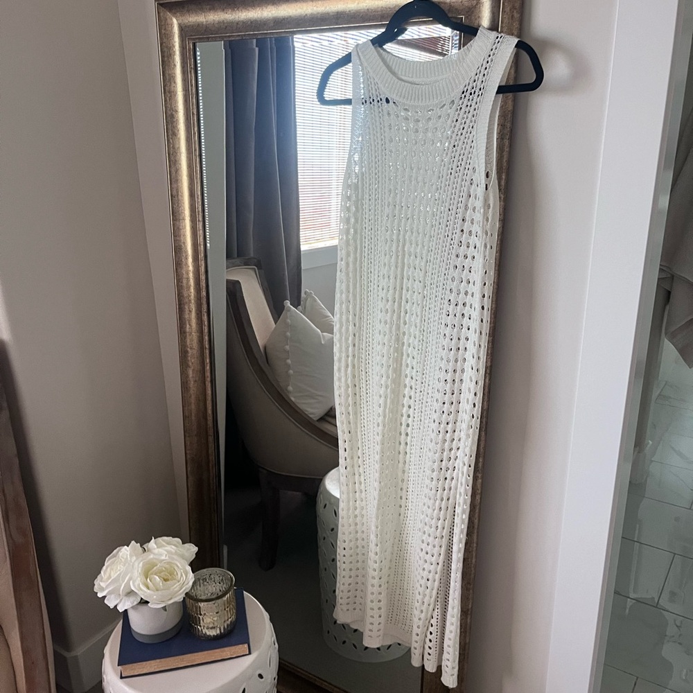 Crochet coverup maxi